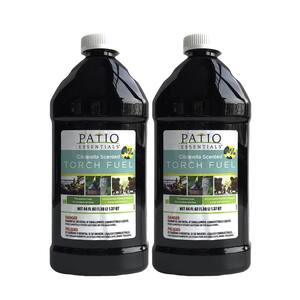 PATIO ESSENTIALS 100 Oz. Citronella Scented Torch Fuel (2 Pack)-PETF100 ...