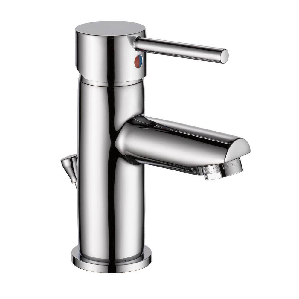 Delta Modern SingleHandle Single Hole ProjectPack Bathroom Faucet in