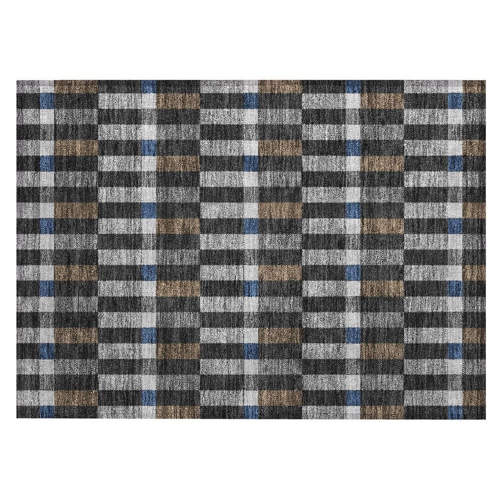 Chantille Machine Washable Indoor/Outdoor Abstract ACN2548 Black 2 ft. x 3 ft. Accent Rug price history on PriceWatchPro