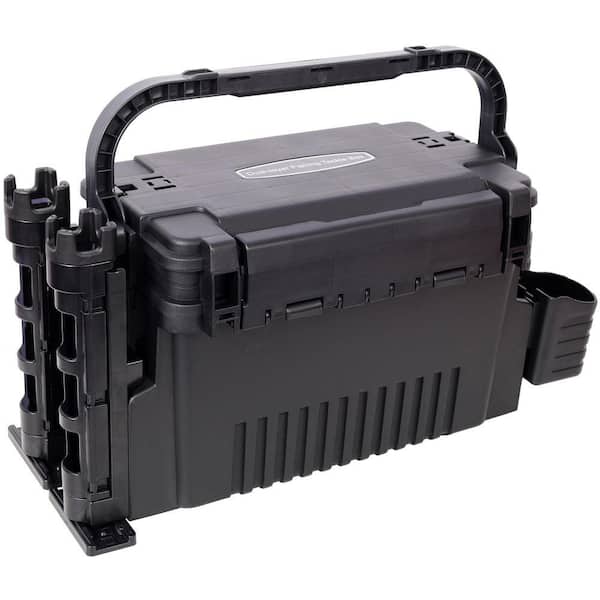 black fishing box Hlotmeky Small Tackle Organizer 4 Pack Mini Tackle Boxes Plastic Organizer Tackle Storage Containers Kayak Fly Boxes : Sports & Outdoors liter space includes adjustable dividers KastKing BaitSpace Fishing Tackle Bag