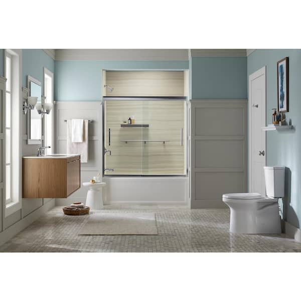 Archer 66 in. x 32 in. Soaking Bathtub with Left-Hand Drain in White