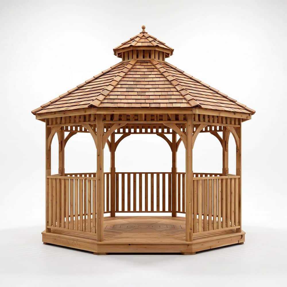 Outdoor Living Today 12 ft. Octagon Bayside Panelized Gazebo