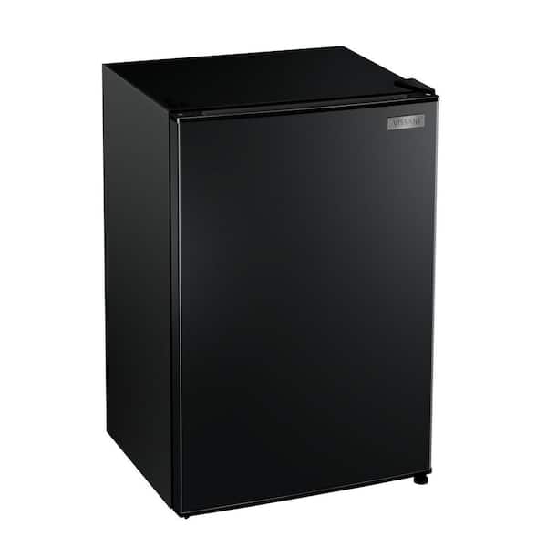 2.6 cu. ft. Mini Refrigerator with 3-Glass Shelves and Manual Defrost in Black, ENERGY STAR