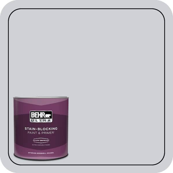 BEHR ULTRA 1 qt. #MQ3-61 Moonlit Snow Extra Durable Eggshell Enamel Interior Paint & Primer