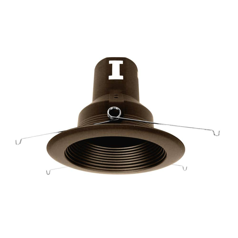 NICOR 5 in. Oil Rubbed Bronze Recessed Baffle Trim