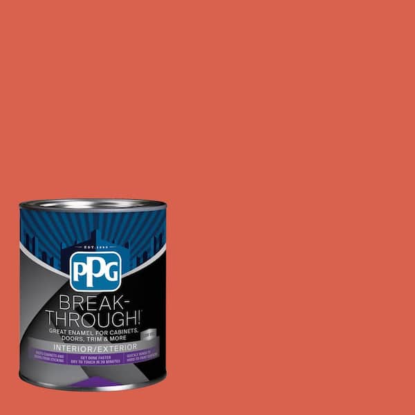 Break-Through! 1 qt. PPG17-16 Candy Corn Semi-Gloss Door, Trim & Cabinet Paint