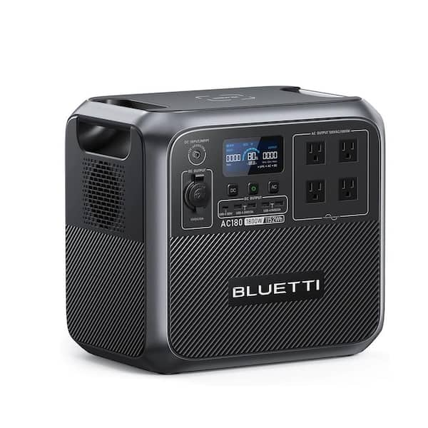 BLUETTI 1800W Continuous/2700-Watt Peak Output Power Station AC180 