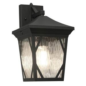 Campton 15 in. Black Wall Sconce