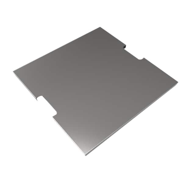 Elementi 20.7 in. x 1 in. Square 304 Stainless Steel Lid for Elementi Manhattan Outdoor Fire Pit Table