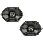 5 in. x 7 in. 225W 2-Way Car/Boat Coaxial Stereo Audio Speakers Marine