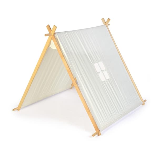 3.5 ft. Canvas A-Frame Teepee Playset Playhouse With Carry Case