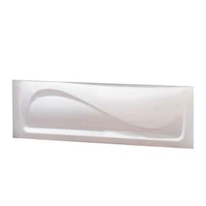 5.5 ft. Apron for Cocoon 6636 Rectangular Bathtub in White