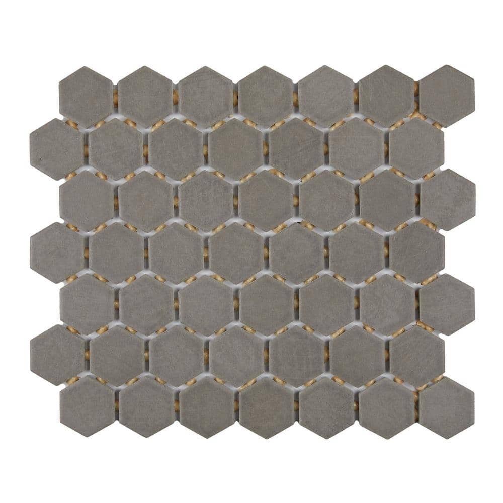限定版 Marazzi Glazed in. 11 x in. 10 Gray Concrete Moroccan Others