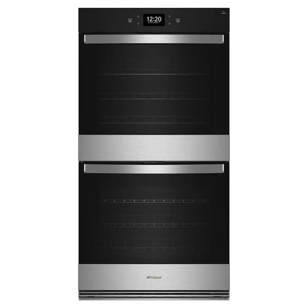 whirlpool fingerprint resistant double oven