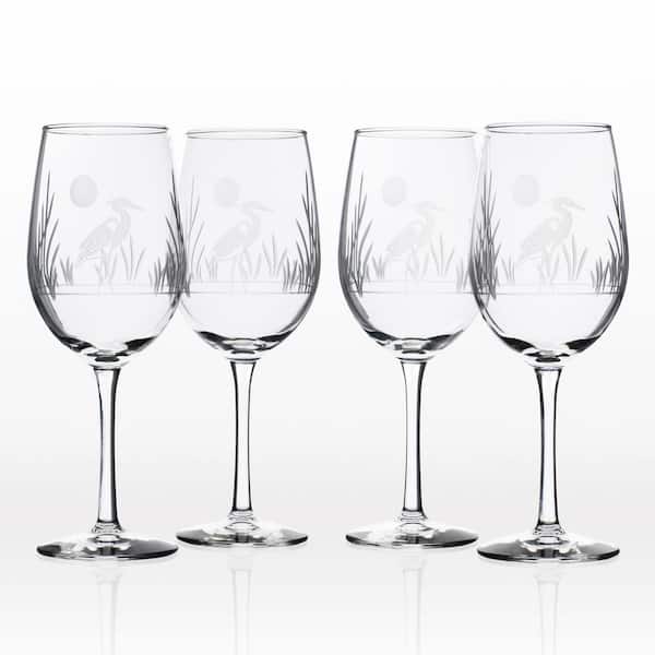 Rolf Glass Heron 12 oz. White Wine Glass (Set of 4)