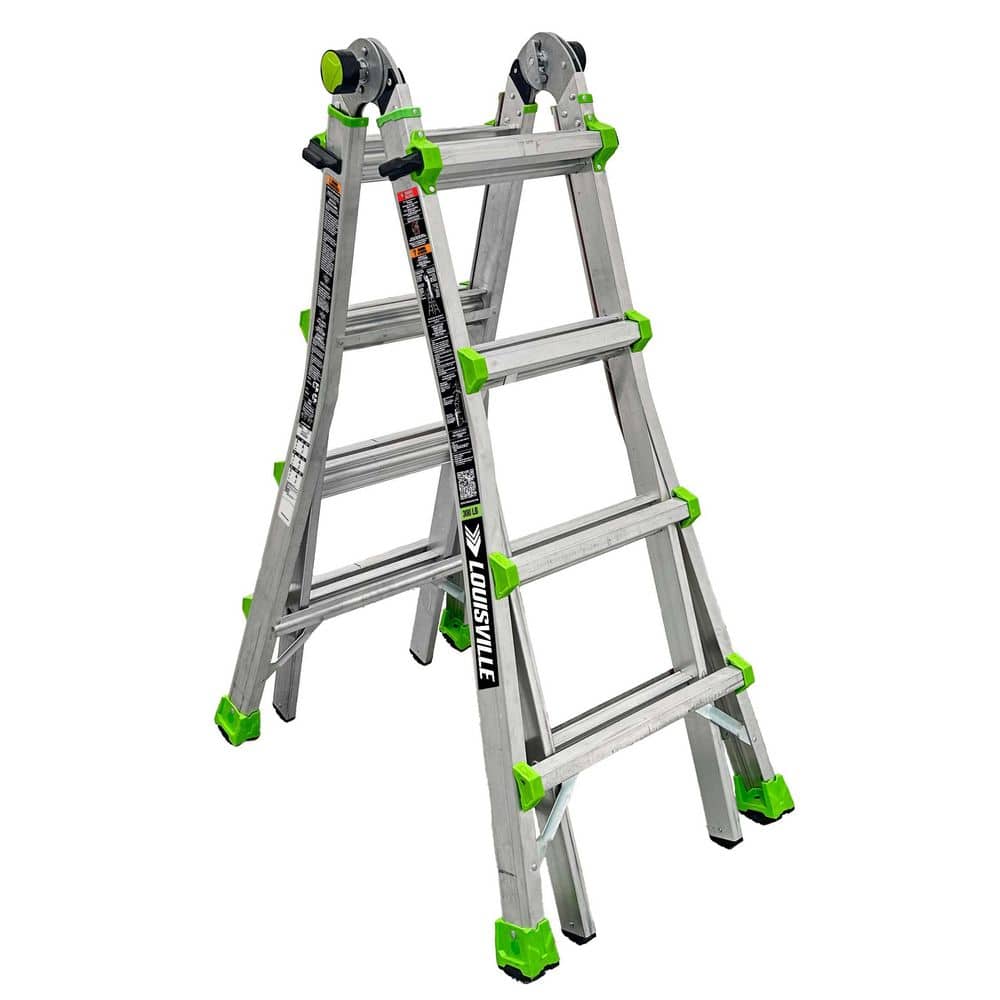 18-Ft Reach Aluminum Multi-Position Ladder, Type IA, 300-pound Load Capacity price history on PriceWatchPro
