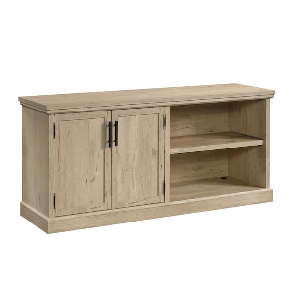 SAUDER Aspen Post 65.118 in. W Prime Oak Credenza with Pull-Out Printer ...