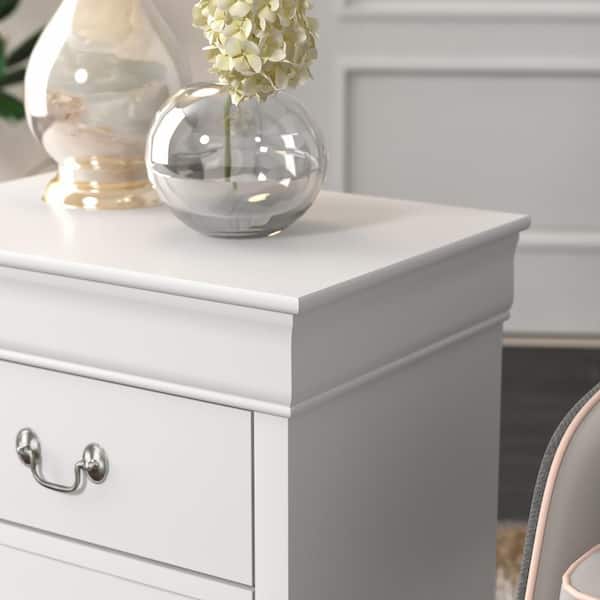 Louis Philippe 2-drawer Nightstand White - Coaster Fine Furn