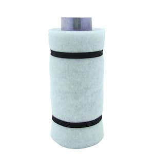 4 in. Carbon Air Filter 2 with Flange 55-110 CFM Exhaust