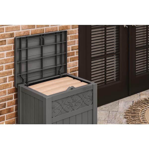 Trellis 22 Gal. Plastic Deck Box