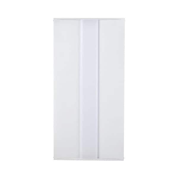 Euri Lighting 2 ft. x 4 ft. 150-Watt Equivalent Integrated LED White Troffer 3CCT Selectable (2-Pack)