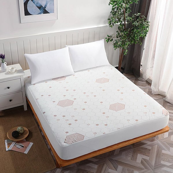 J&V TEXTILES Copper Infused Full Polyester Mattress Protector