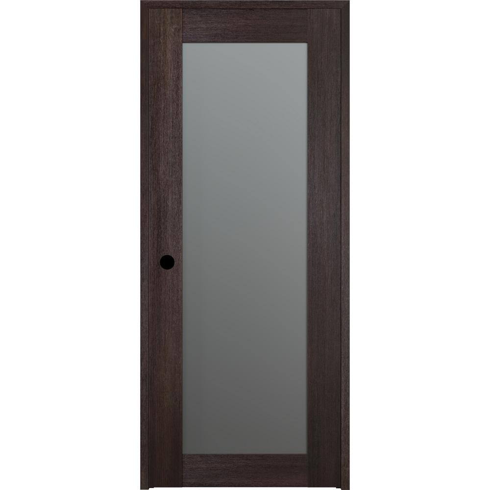 Veralinga Oak 32" x 80" Frosted Glass Right-Handed Prehung Interior Door