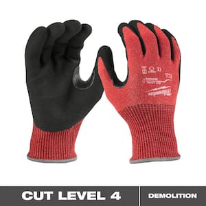 Milwaukee Large Gray Level 5 Cut Resistant Nitrile Dipped Gloves