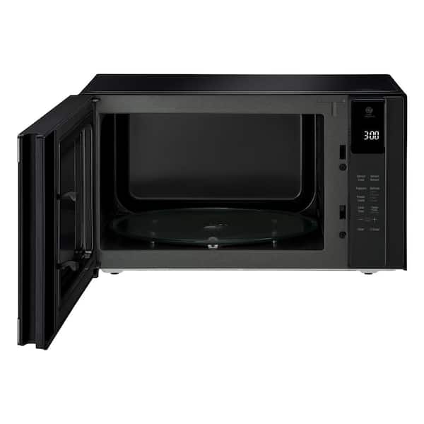 NeoChef 21 in. Width 1.5 cu.ft. Black Stainless Steel 1600-Watt Countertop Microwave with Smart Inverter