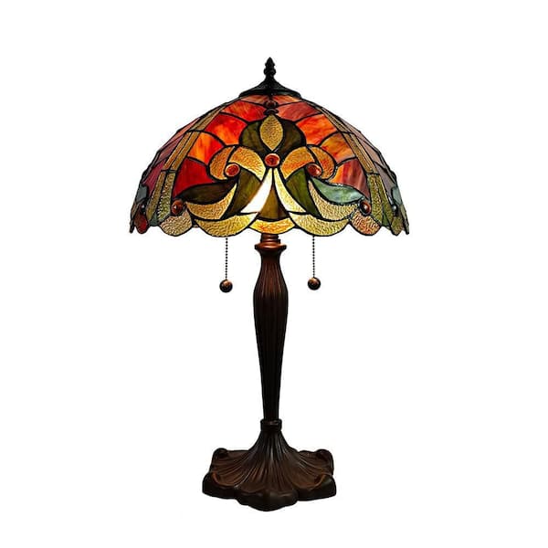 Dale Tiffany Posada 24 in. Brown Table Lamp