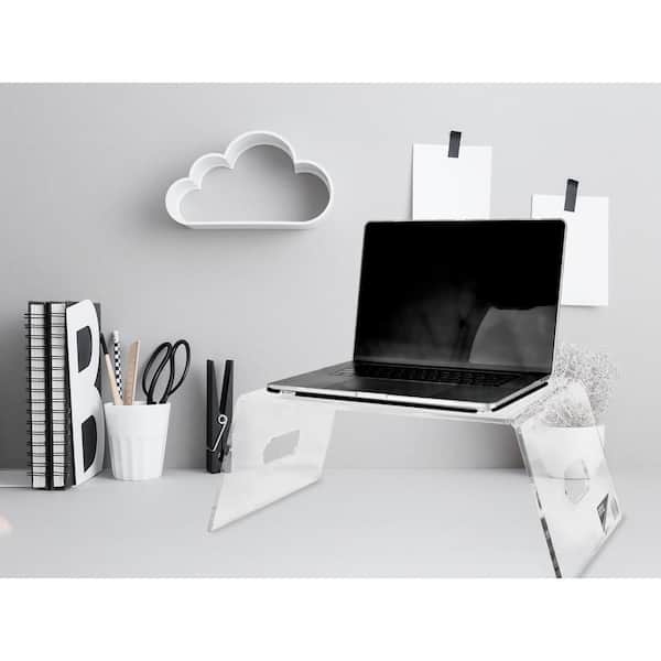 ABS Ergonomic Laptop Stand Desk Organizer Drawer Monitor Bracket Letter  File Holder Home Office Accessories Table Storage Box - AliExpress