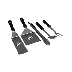 Griddle Heavy-Duty Tool Set with Black Handles
