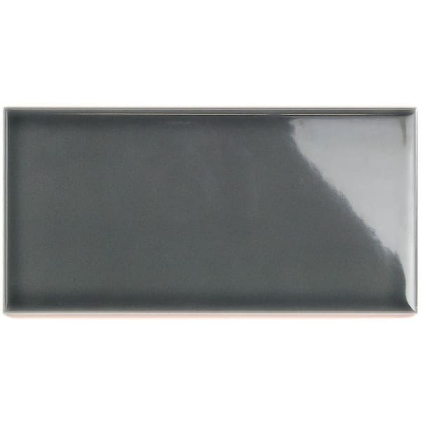 Ivy Hill Tile Magnitude Dark Gray 4 in. x 8 in. x 7.5mm