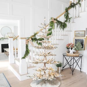 home　7/2/5 glitzhome-pre-lit-christmas-