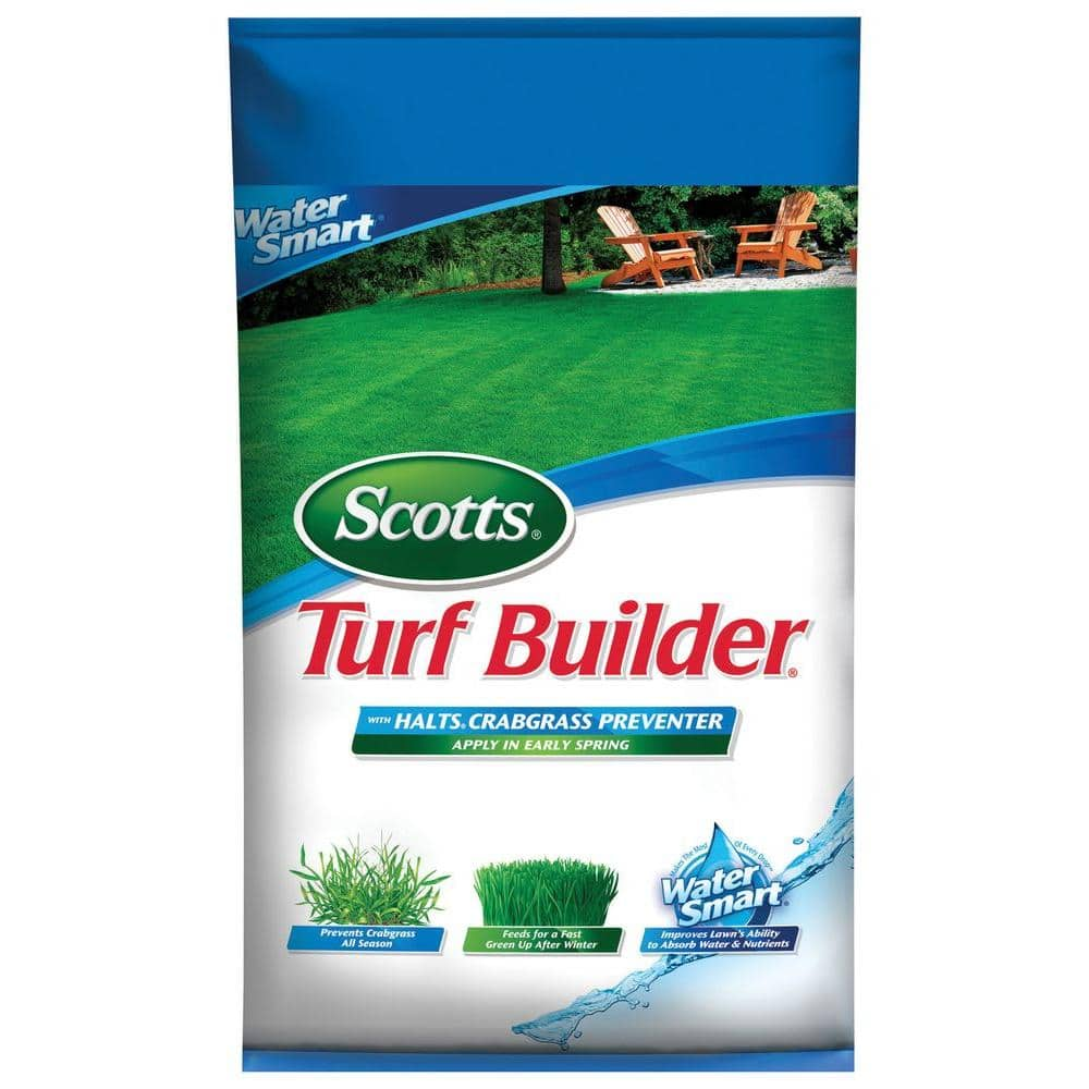 Scotts 15000 Sq Ft Turf Builder With Halts Crabgrass Preventer With Zero Phosphorus 18015 6994