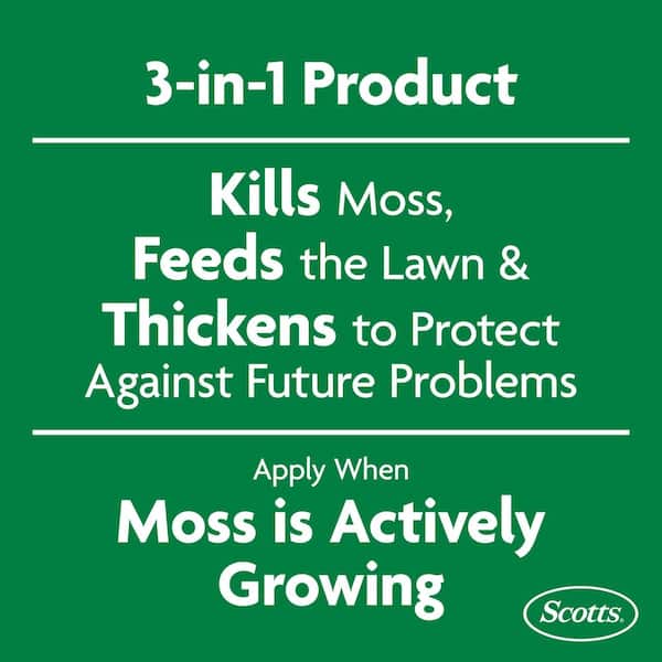 Turf Builder Triple Action For Moss Control, 20 lbs. Moss Killer and Lawn Fertilizer