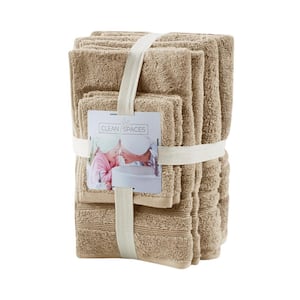 Nurture 6-Piece Natural Sustainable Antimicrobial Cotton Bath Towel Set