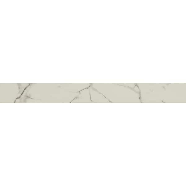 MSI Calacatta Nowy White Double Beveled 4 in. x 36 in. Polished 