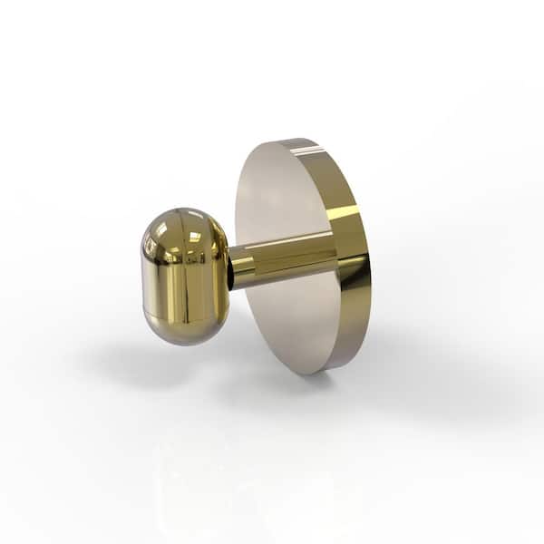 Allied Brass Tango Collection J-Hook Robe/Towel Hook in Unlacquered Brass