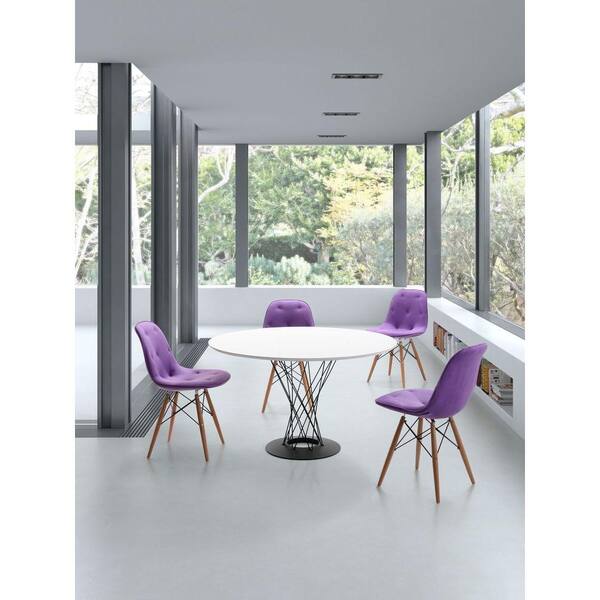 ZUO Spiral White Dining Table