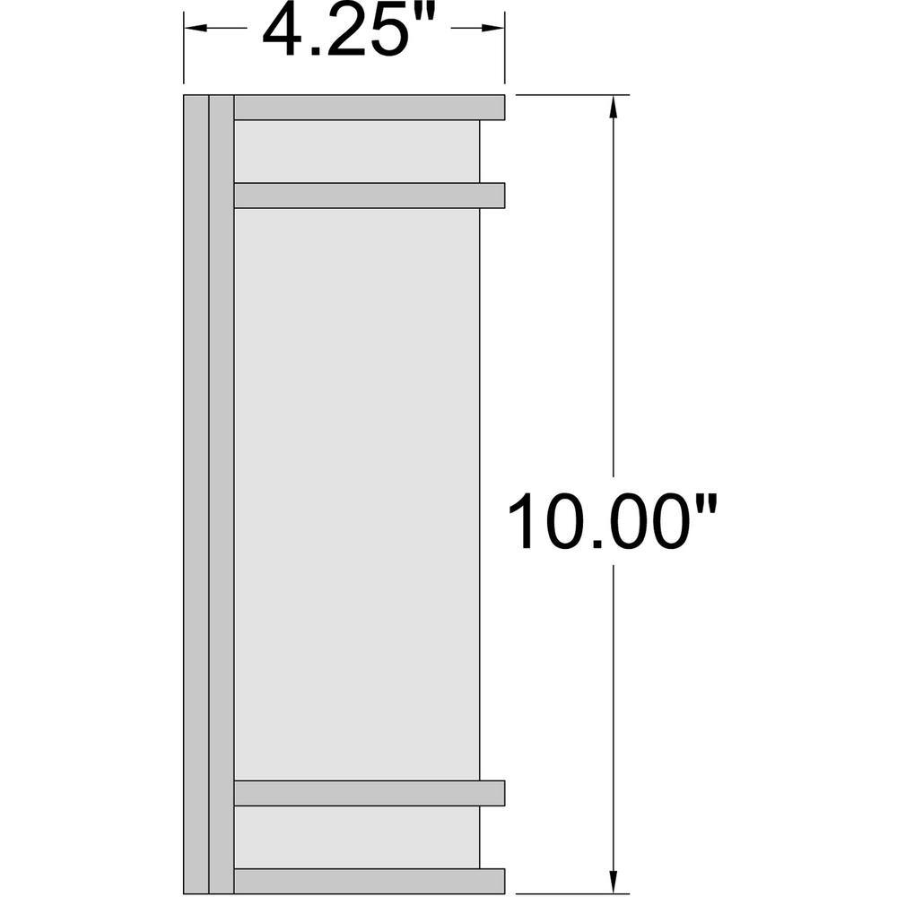 Lola Brushed Steel 10" Dimmable Wall Sconce with Frosted Shade