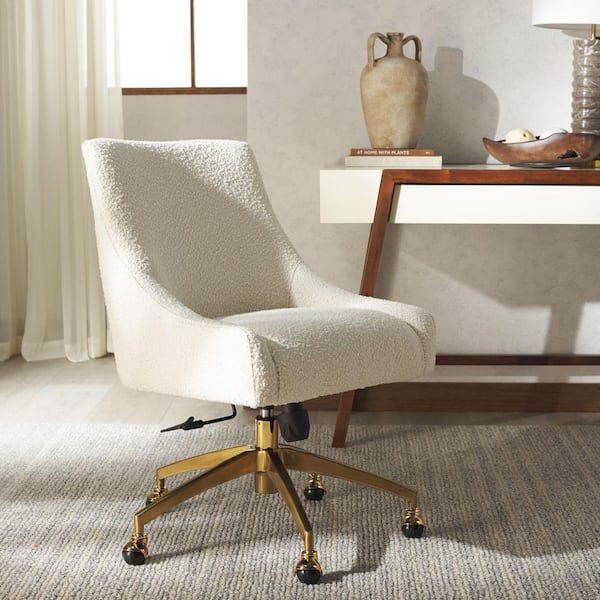 Jakob Ivory/Gold Arm Chair