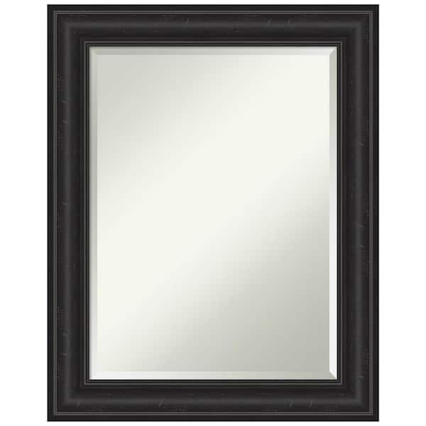 Amanti Art Shipwreck Black 23.5 in. H x 29.5 in. W Framed Wall Mirror