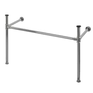 Imperial Stainless Steel Console Table Legs in Polished Chrome
