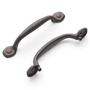 Refined Rustic 3-3/4 in. (96 mm) Rustic Iron Cabinet Pull (10-Pack)