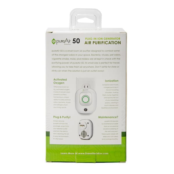 GreenTech Environmental Whole Home Purification, Cleans Air and Surfaces,  Easy Setup and Easy Use pureAir 3000 - The Home Depot