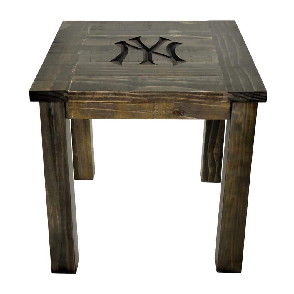 IMPERIAL New York Yankees Reclaimed Side Table IMP 5876001 The Home