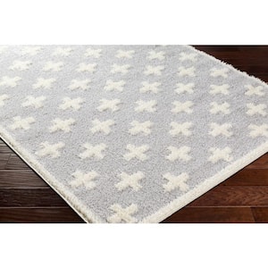 Rodos Gray 8 ft. x 10 ft. Indoor Area Rug