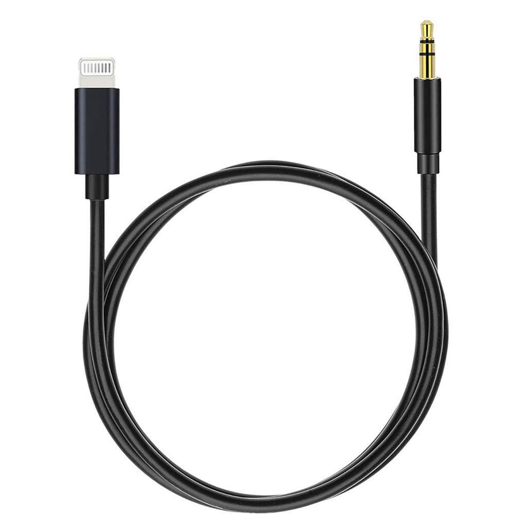 thumbnail interactive-video image 1 of Premium 3ft AUX Audio Cable For IPhone 14 13 12 11 X XS XR 8 7 Plus - 8 Pin 1 of 3