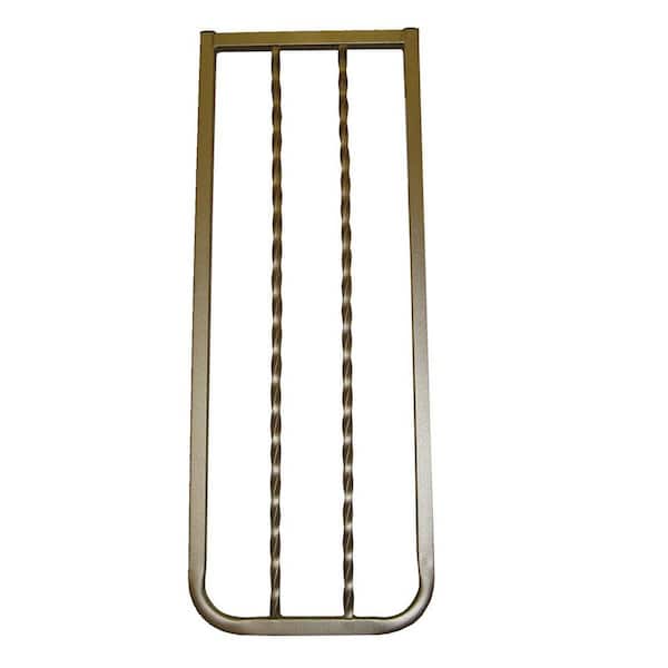 Cardinal Gates 30 in. H x 10.5 in. W x 2in. D Extension for Wrought Iron Decor Gate Bronze